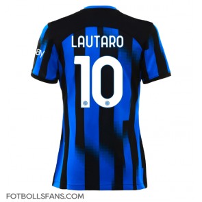 Inter Milan Lautaro Martinez #10 Replika Hemmatröja Damer 2023-24 Kortärmad